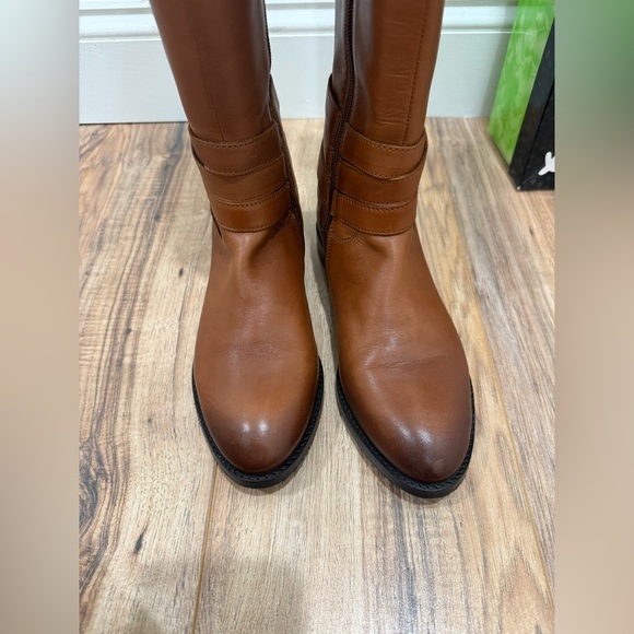 Sam Edelman Riding Boots, Marlon Cognac Lea - Picture 2 of 9
